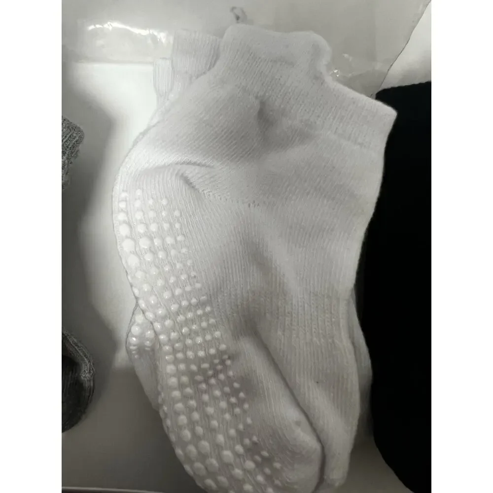 Zaples Non-Slip Grip Ankle Socks for Toddlers 12-36 Months